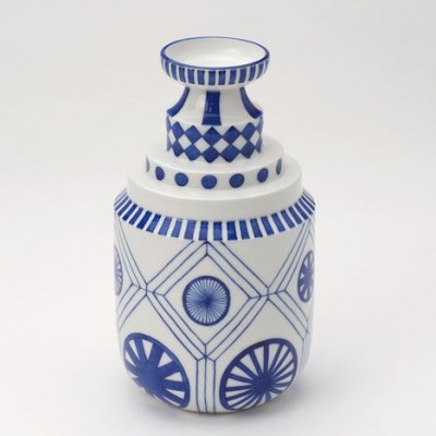 Japonský porcelán Kutani v duchu českého cibuláku