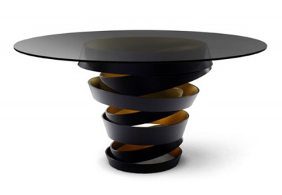 Stôl Koketa: Unikátny a kruhový