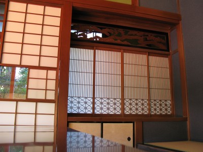 Posuvné steny – typický prvok japonského interiéru. Autor: Tanaka Juuyoh