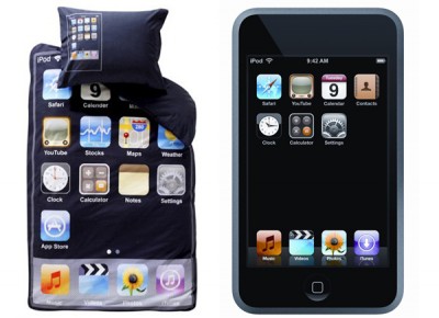 iPod Touch: Tematická posteľná bielizeň