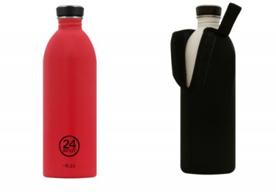 Fľaše 24Bottles dostanete v objeme pol litra a 1 liter. Zaobstarať si možno aj termoobal, ktorý udrží váš nápoj vo fľaši teplý až 4 hodiny.